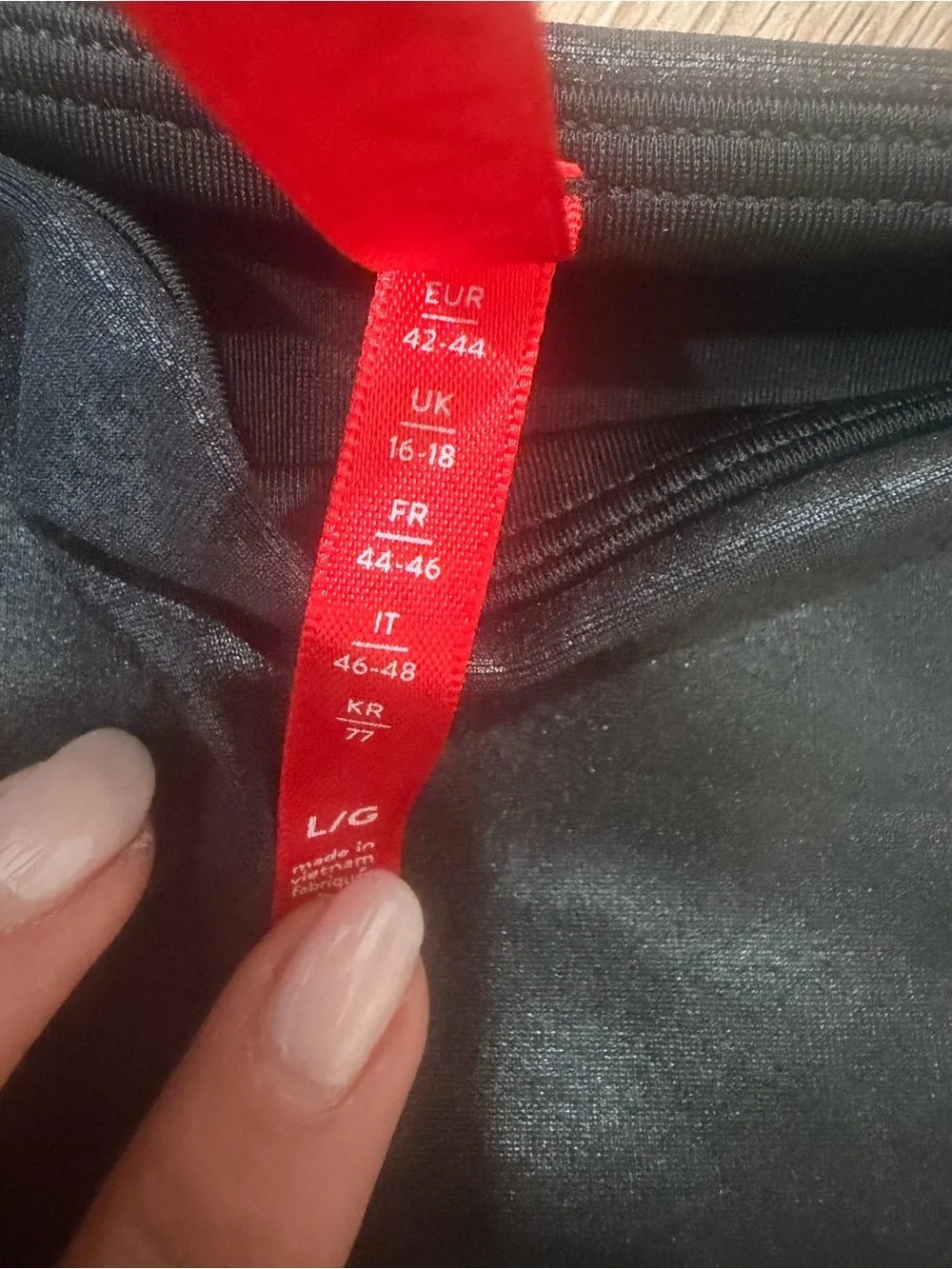 SPANX Black High-Rise Faux Leather Leggings